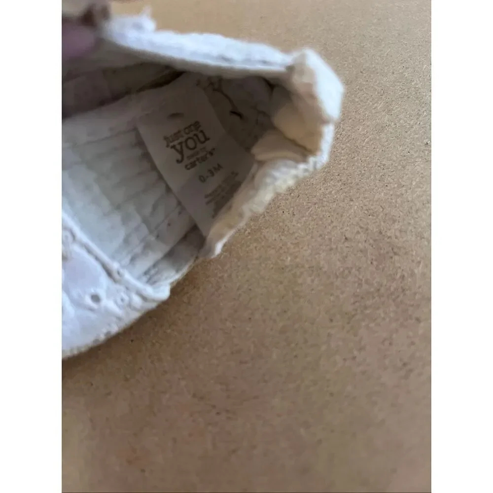 H&M and Carters Baby embroidered shoes size